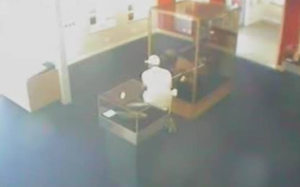 Police have released this CCTV image of the man suspected of taking the medal.