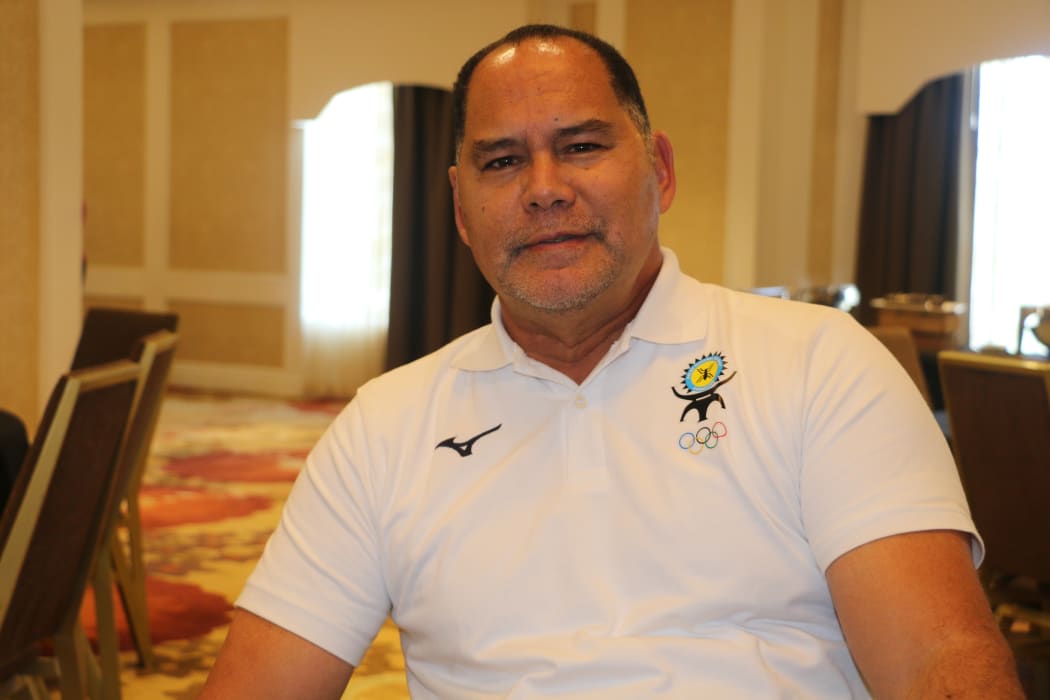 Palau Olympic Committee President Frank Kyota.