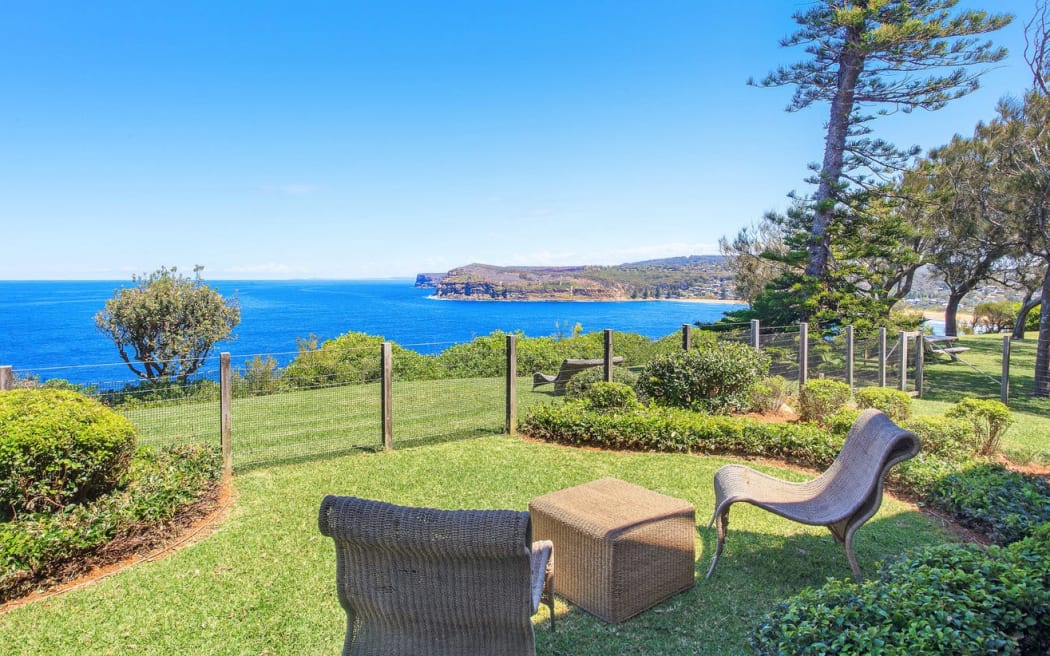View from the cliff-top garden.