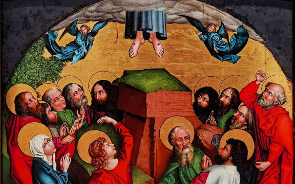 Ascension of Jesus Christ, by Martin Schongauer, c.1480. Unterlinden Museum, Colmar, France