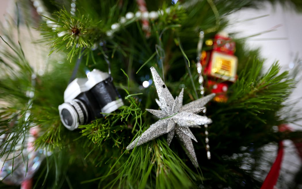 Christmas tree decorations.