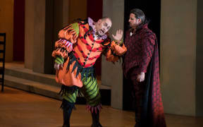 Rigoletto & the Duke of Mantua at Chicago Lyric Opera