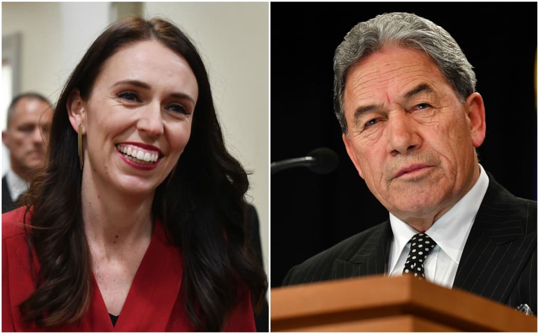 Jacinda Ardern, Winston Peters