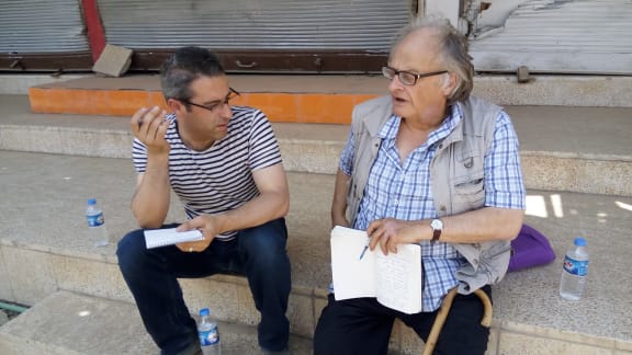 Patrick Cockburn (right)