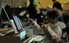 Blackbird Ensemble rehearse