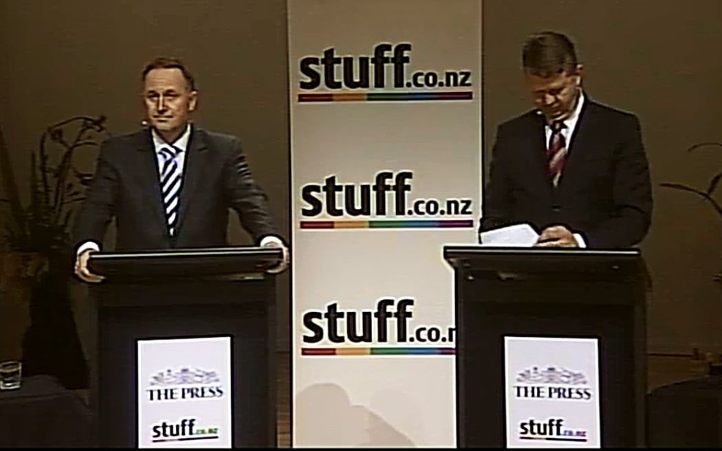 John Key and David Cunliffe square off in the second leaders debate of the 2014 Election.