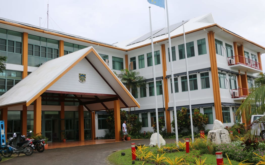Tuvalu's parliament building