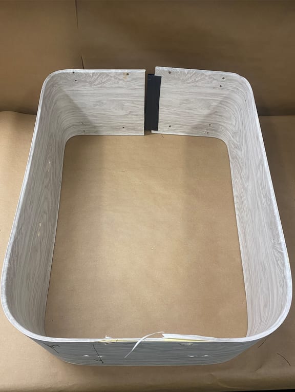 Four kilograms of cocaine were found hidden in a suitcase at Auckland Airport.