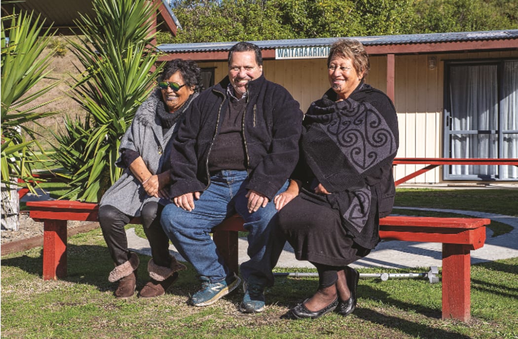 Bay of Plenty hapu leaders (from left) Della Te Pere, Stan Ratahi and Amohaere Tangitu hope Book a Marae will help their whānau thrive.
