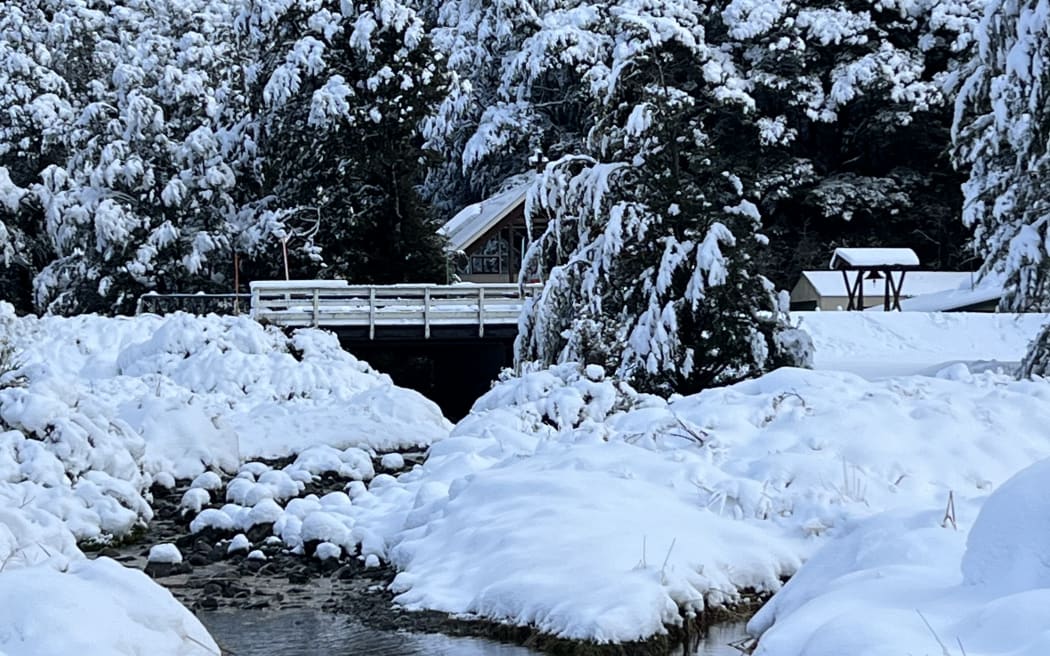 Snow at Arthur's Pass on August 19th