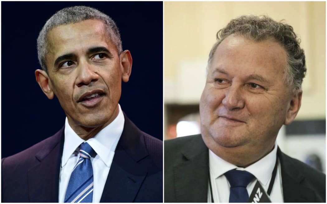 Barack Obama and Shane Jones