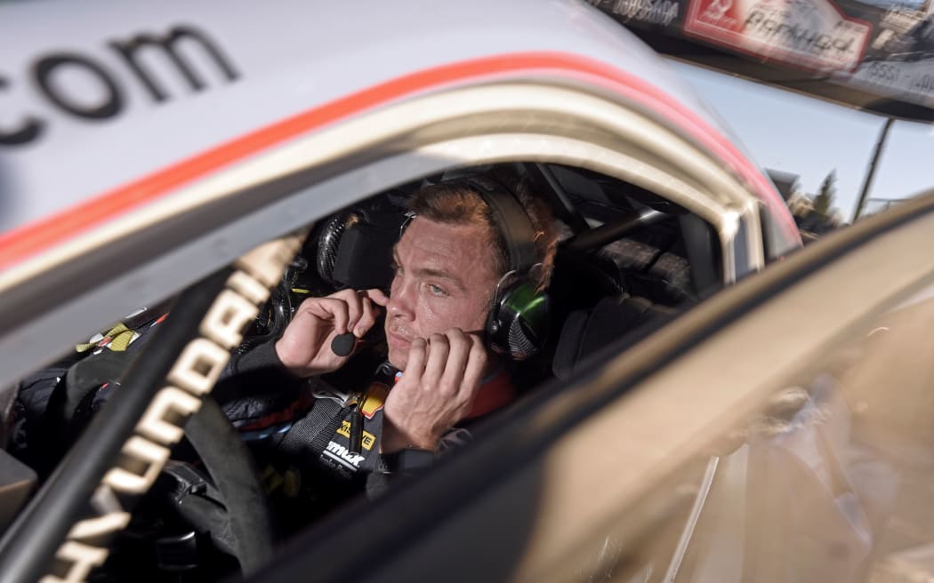 New Zealand rally driver Hayden Paddon