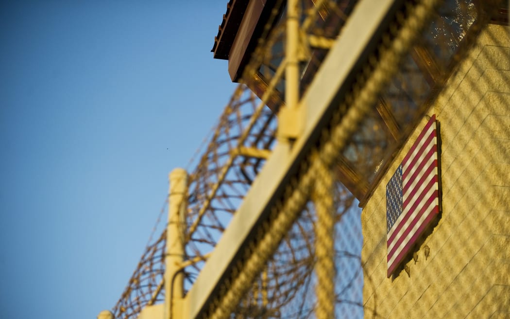 A guard tower at Guantanamo Bay.