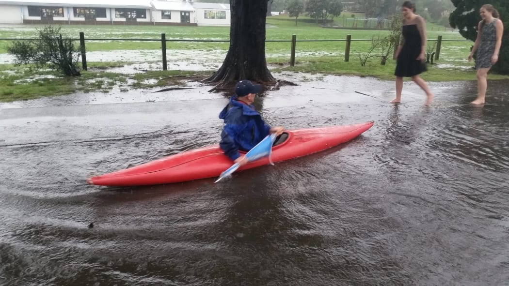 Emergency kayaks in Kapiti.