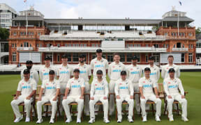 New Zealand team photo at Lord's 2022.
