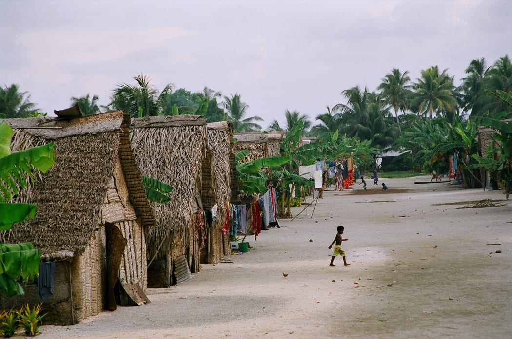 Nukutoa village, Takuu.