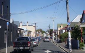 Hyde Street in Dunedin