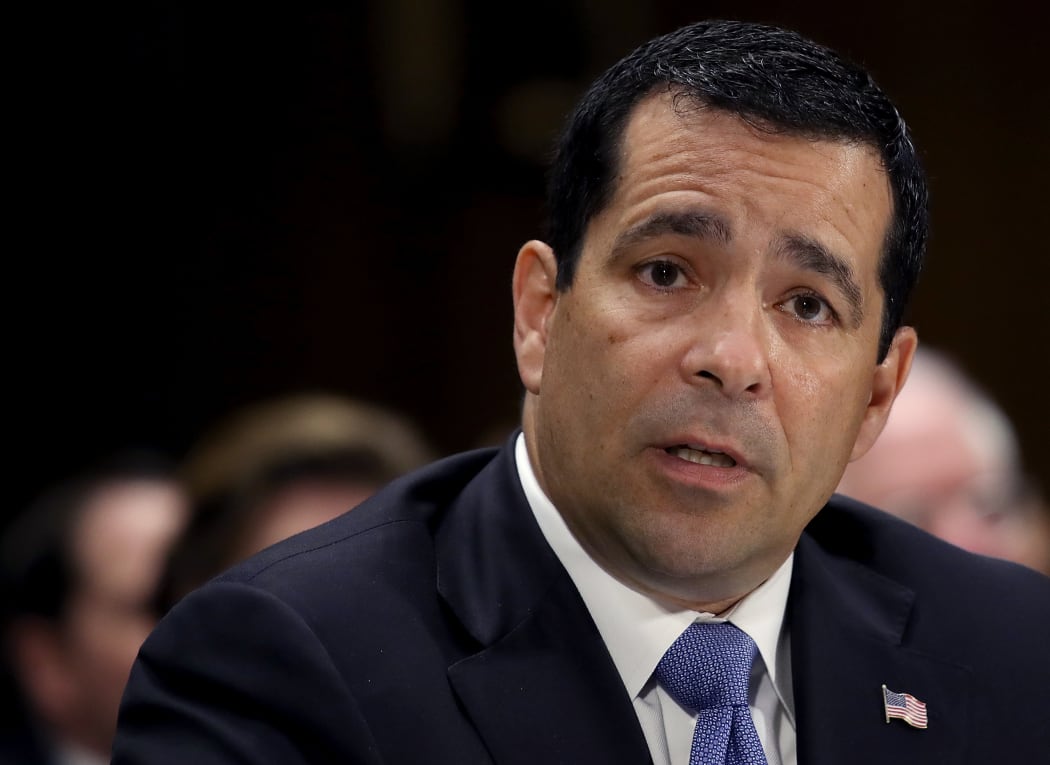 William Evanina, nominee to be director of the National Counterintelligence and Security Center testifies during a hearing held by the Senate Select Committee on Intelligence May 15, 2018 in Washington, DC.