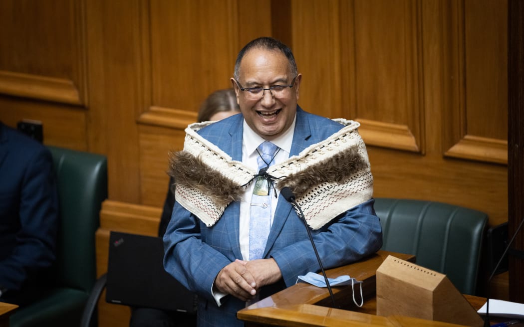Scenes from the election of Adrian Rurawhe as Parliament's Speaker