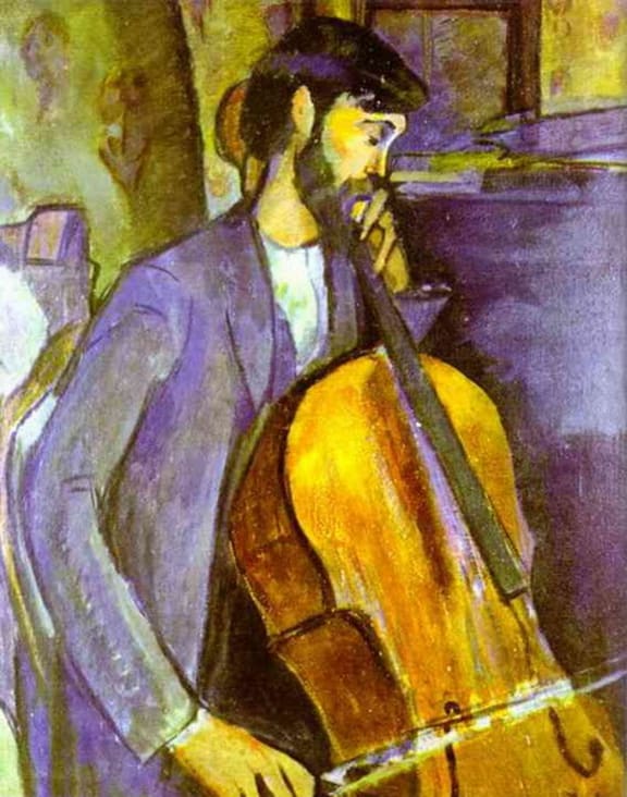Modigliani’s Cello player