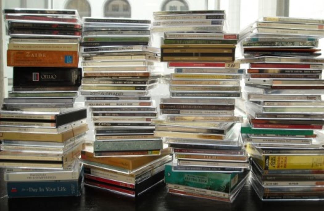 Piles of CDs