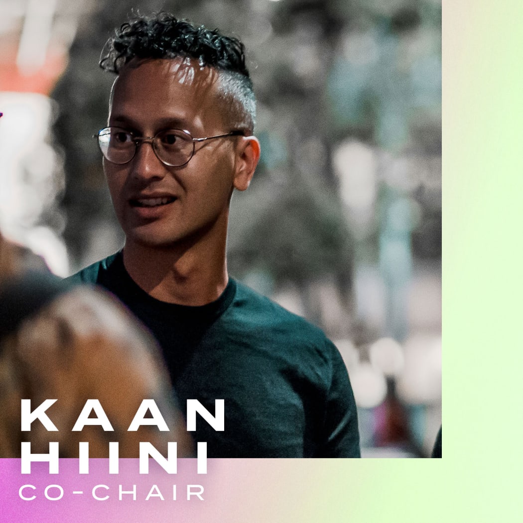 Kaan Hiini. Senior designer at Curative studio and co-chair of Auckland Pride.