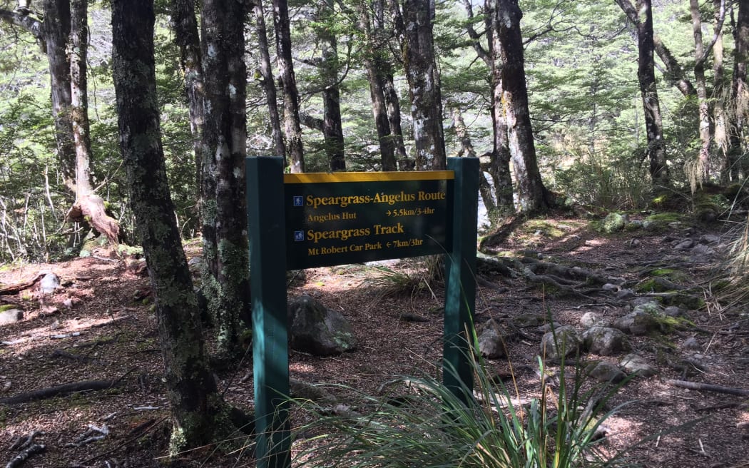 The Speargrass Track route to Angelus Hut in the Nelson Lakes.