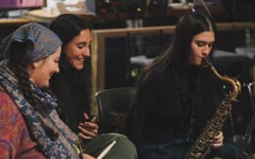 Members of the Auckland-based Wāhine in Jazz group