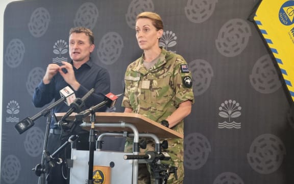 NZDF Task Group Commander, Colonel Mel Childs