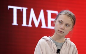 Swedish climate activist Greta Thunberg attends a session at the Congress center during the World Economic Forum (WEF) annual meeting in Davos, on January 21, 2020.