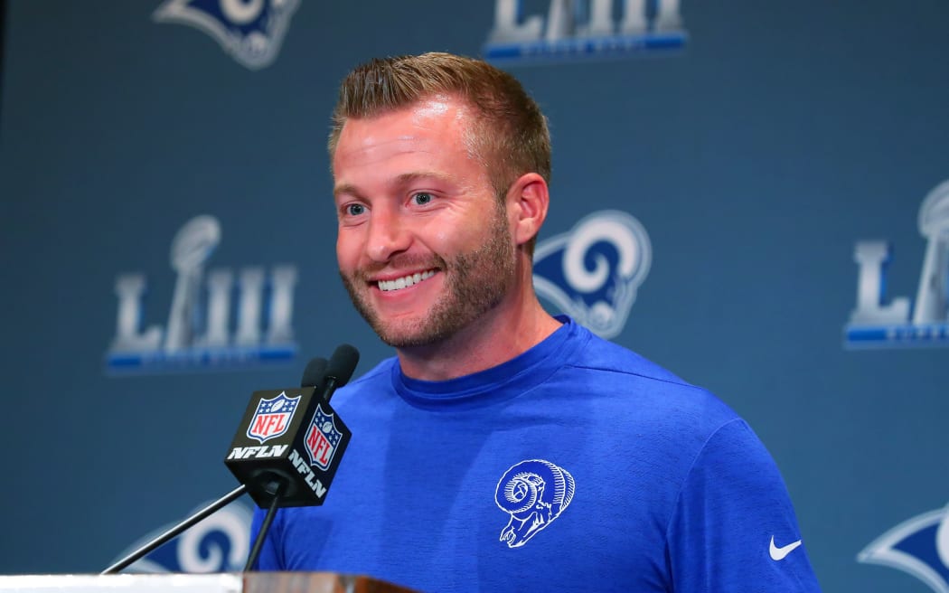 Los Angeles Rams head coach Sean McVay.