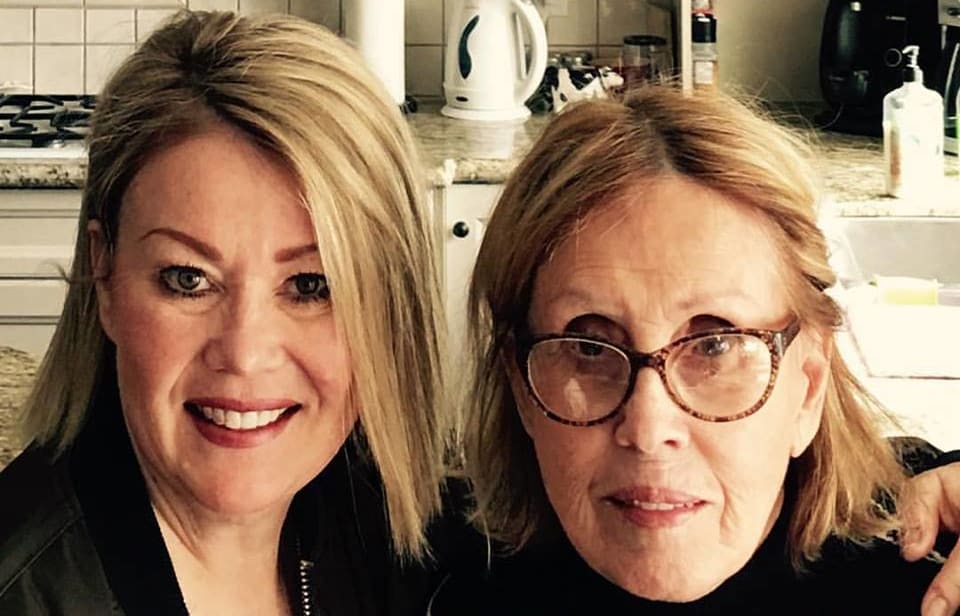 Jann Adern and her mother