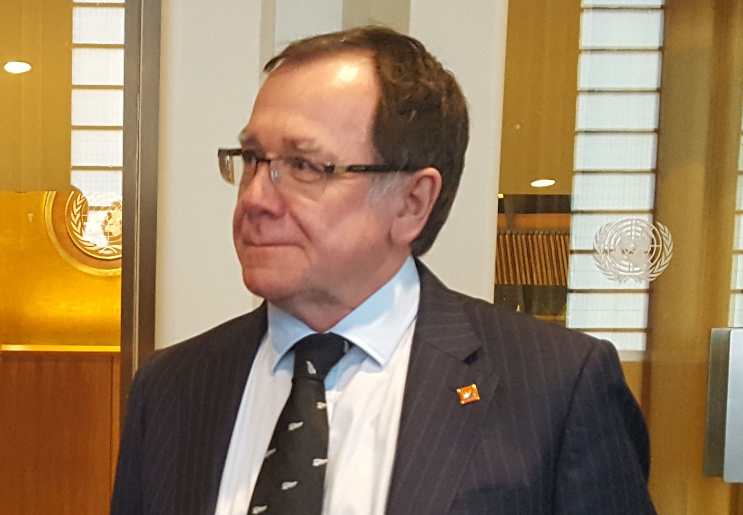 Prime Minister John Key and Foreign Minister Murray McCully at the UN in New York.