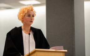 Claire Farquhar, representing the man accused of the murder of Grace Millane.
