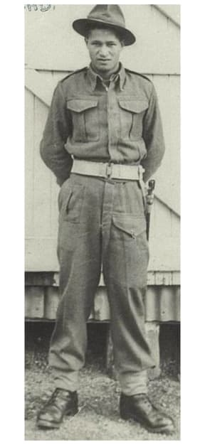 Takaahurangi Gerald Ngatoko of B Company, 28th Māori Battalion.