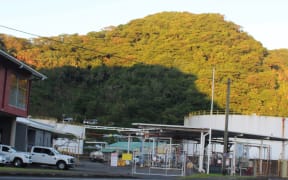 The fuel tank farm in American Samoa