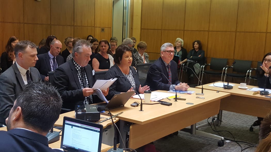 Paula Bennett addresses the select committee.