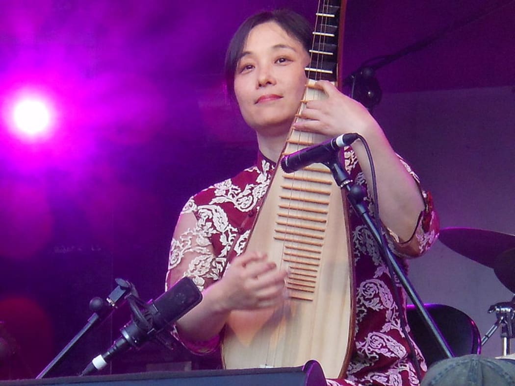 Pipa master Wu Man performing at WOMAD in Adelaide in 2011
