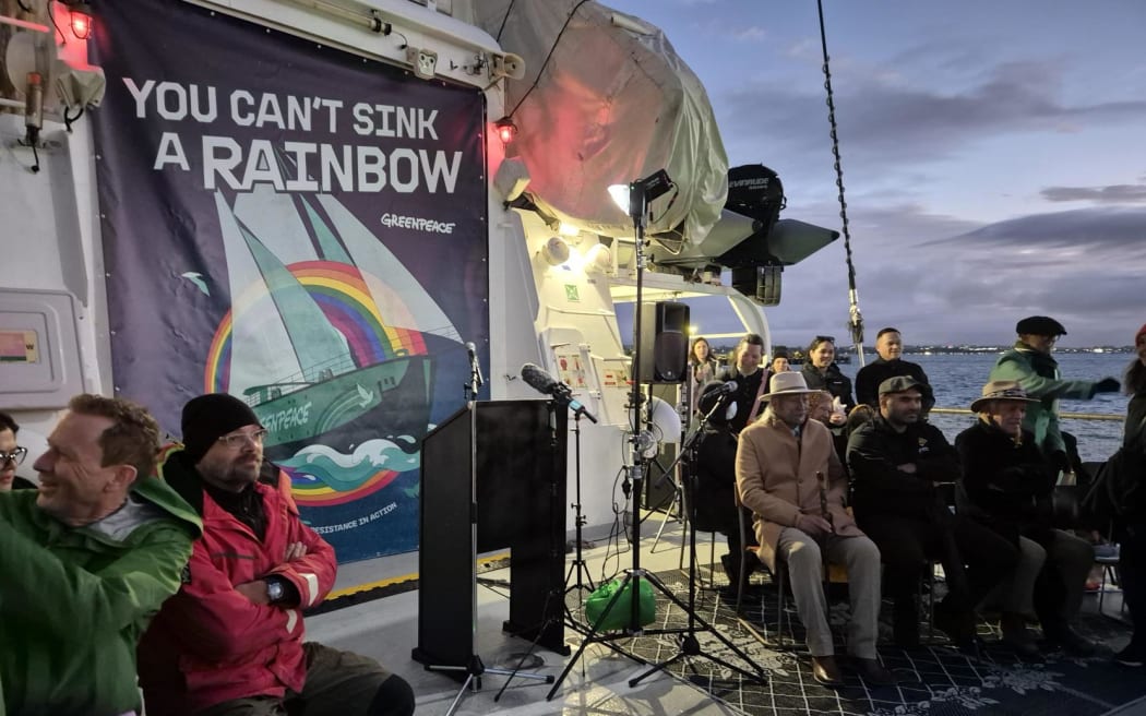 A dawn ceremony was held in Tāmaki Makaurau to mark 40 years since the bombing of the Rainbow Warrior.