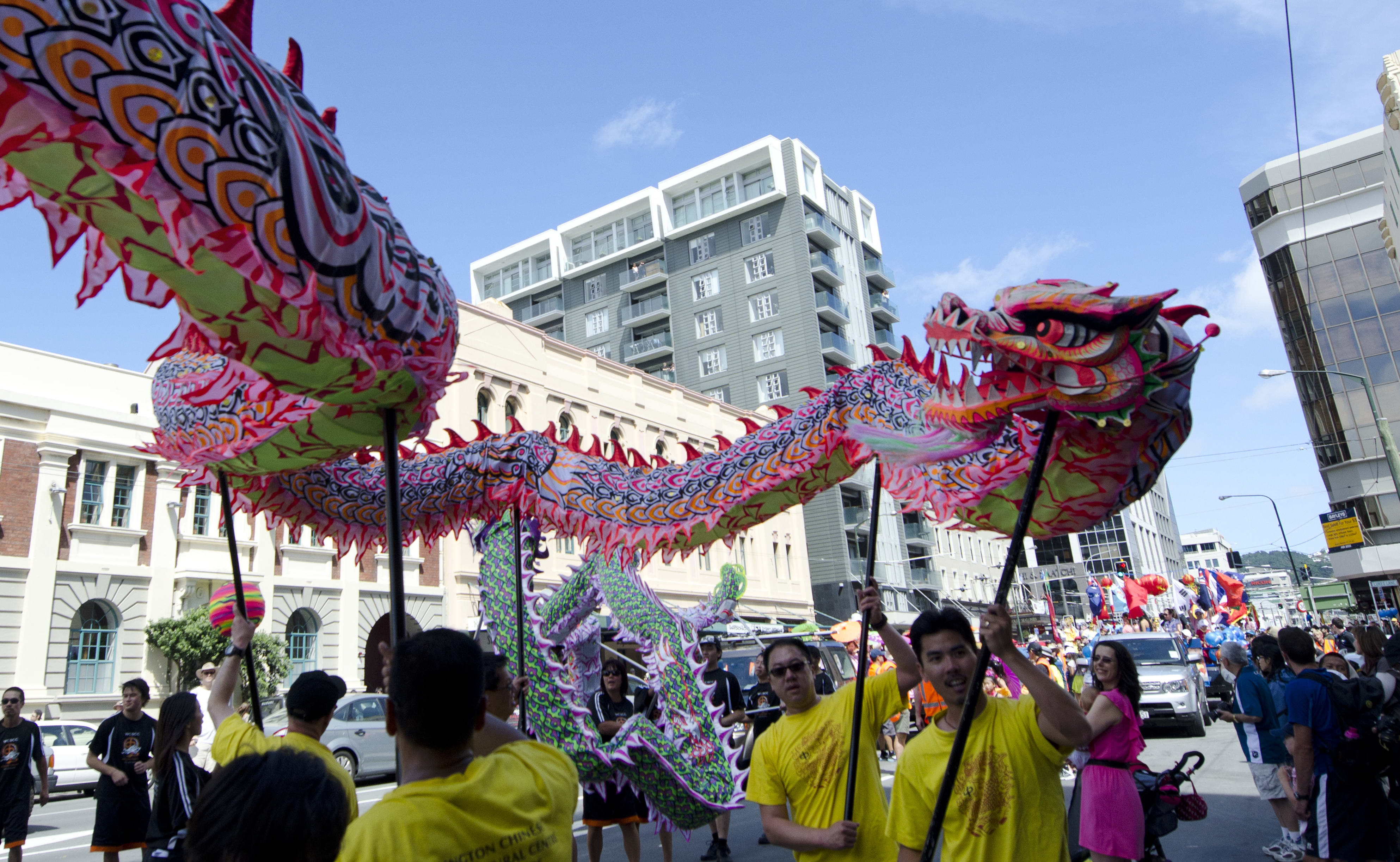 Celebrations for the Year of the Snake in February 2013 in Wellington