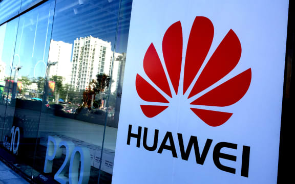 Huawei logo. (File)
