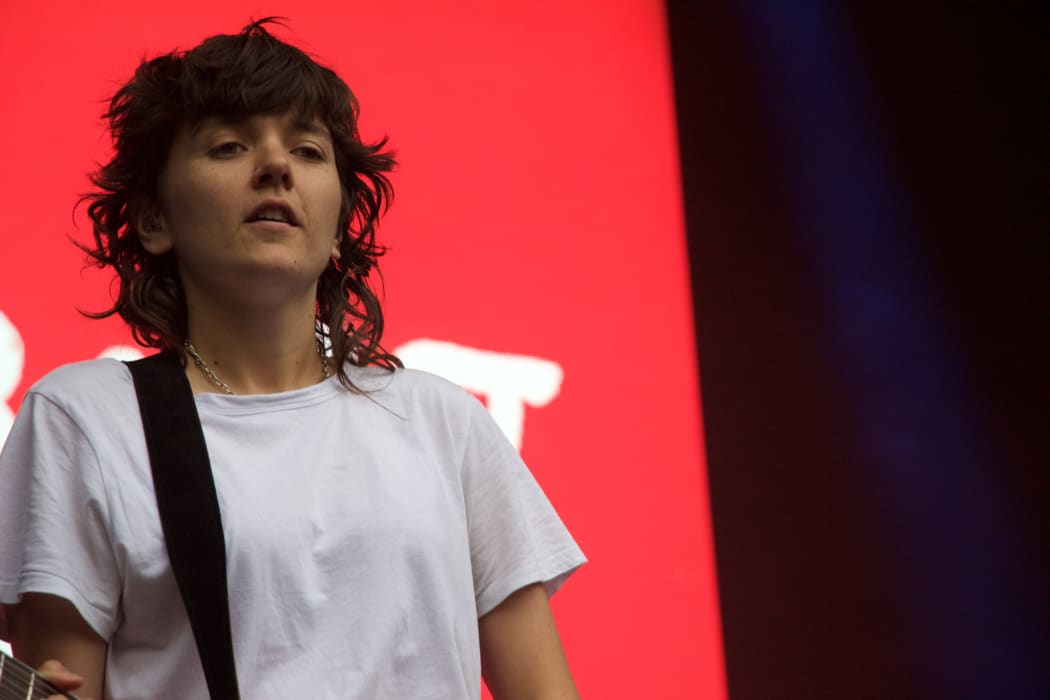 Courtney Barnett performing at Laneway 2019