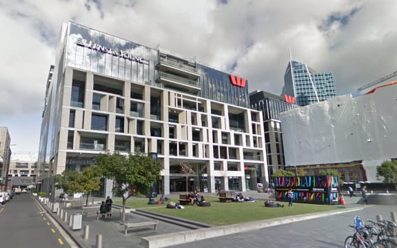 Exterior of the Ernest & Young building where Financial Markets Authority (FMA) is located.