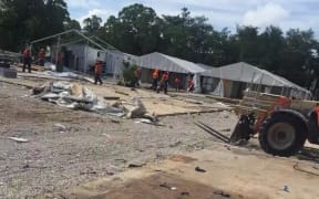 RPC3 camp is being pulled down.