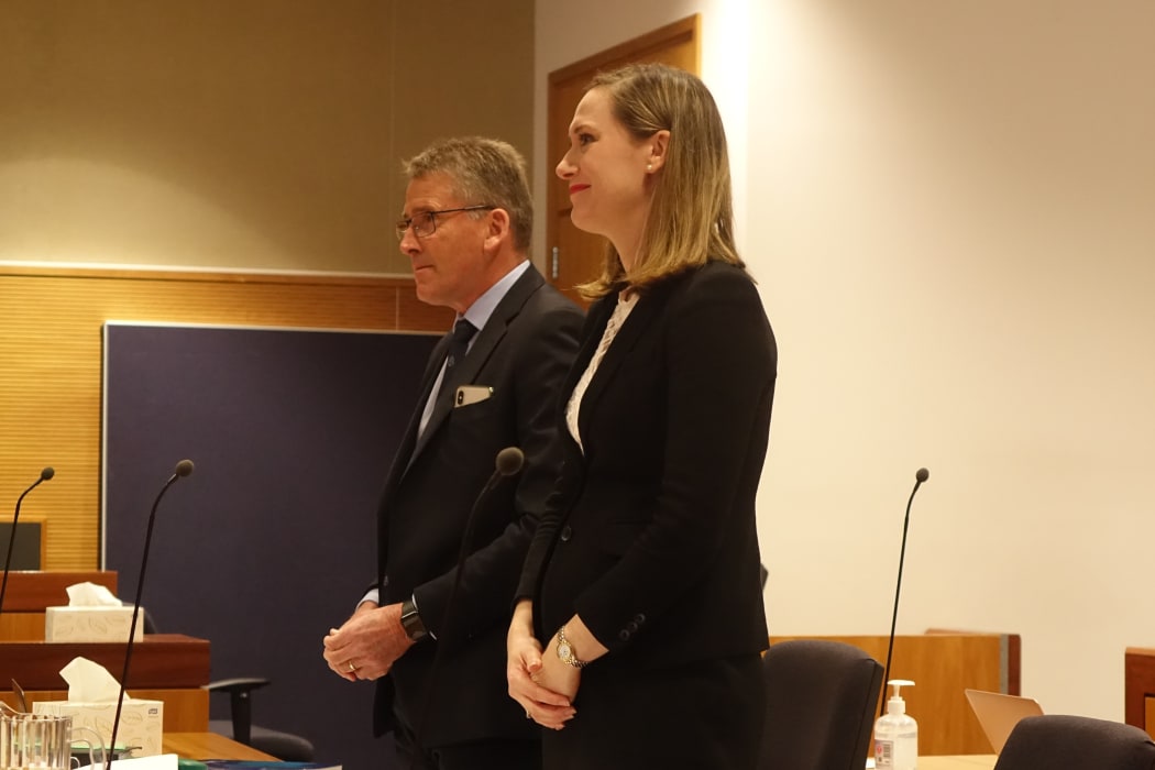 Lawyers Honor Lanham and Peter Dawson in the Nelson District Court.