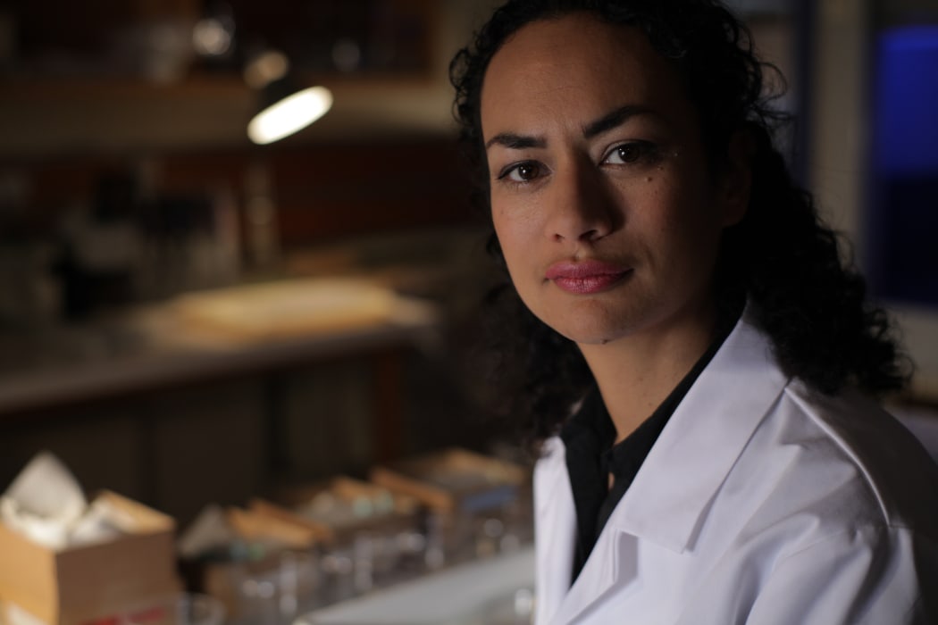 Dr Ocean Mercier, from Victoria University of Wellington, winner of the 2019 Callaghan Medal.