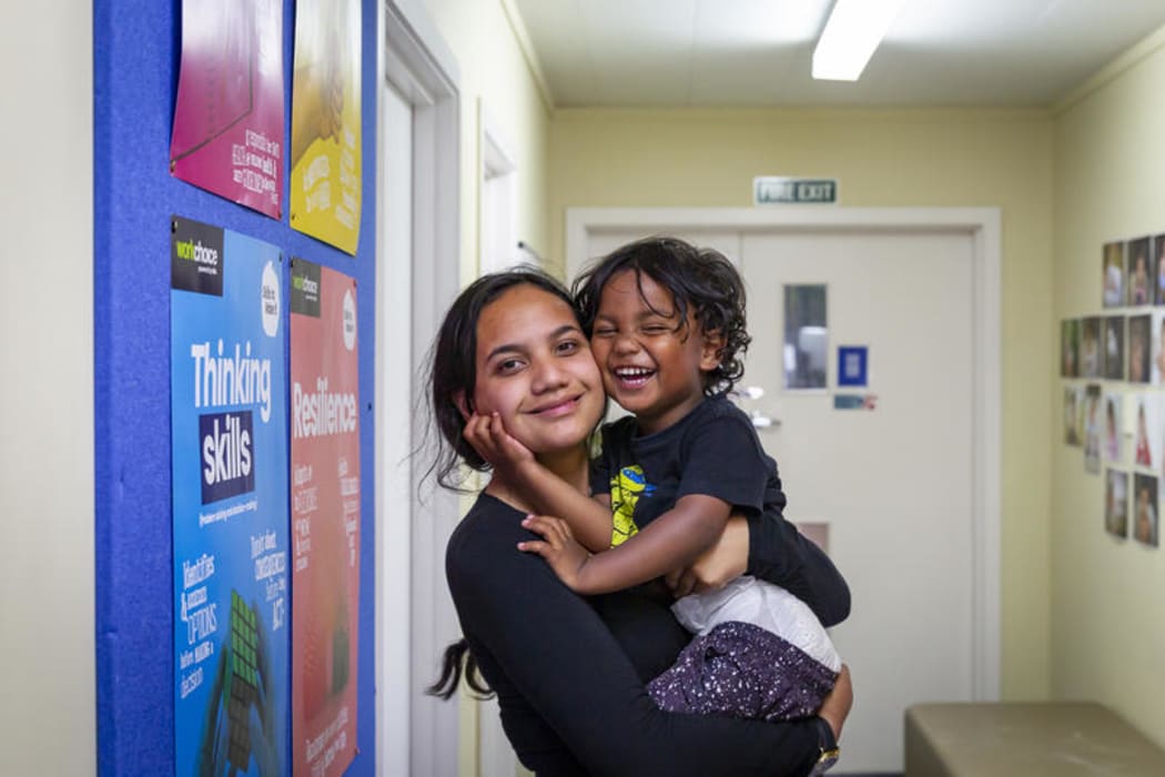 Cierrah Puke and her son Jonah