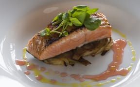 Blood Orange Glazed Salmon Fillet