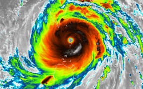 Typhoon Meranti closes in on China in this infra-red image released by Nasa.