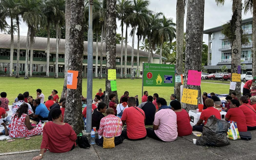 USP's Fiji-based staff union members want the Vice-Chancellor Pal Ahluwalia to resign. 22 October 2024